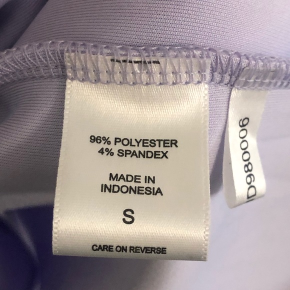 NY&Co Lilac Dress with ruffled sleeves - Picture 2 of 4